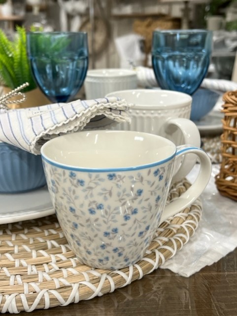 Florali white Mug - Green Gate - Image 2