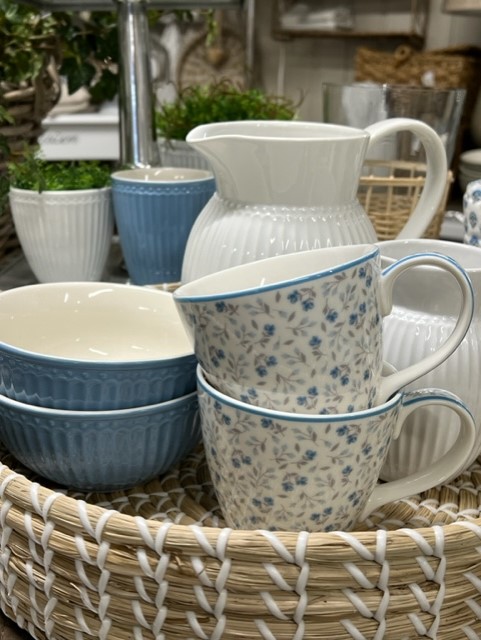 Florali white Mug - Green Gate - Image 3