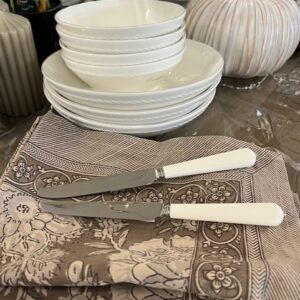 Lucie white Dessert knife - Cote Table