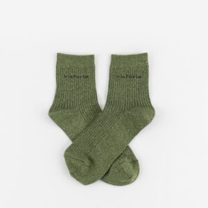 Lurex Socks green - Victoria