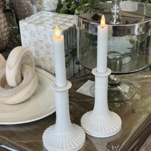 Candle Holder Alice white Medium - Green Gate