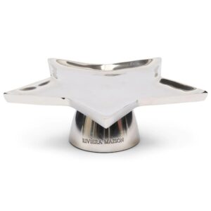 RM Star Cake Stand silver - Riviera Maison