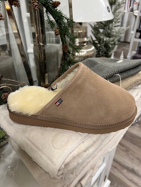 Men’s suede slippers, brown 41/42 - Lexington - Image 2