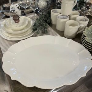Eleonore Oval Dish white - Cote Table