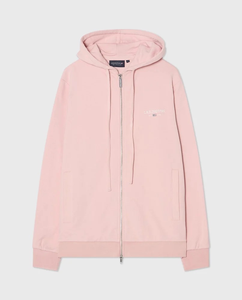 Classic Logo Zip Hoodie pink L - Lexington - Image 4