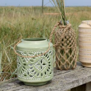 Hurrigane w.pattern verde - Chic Antique