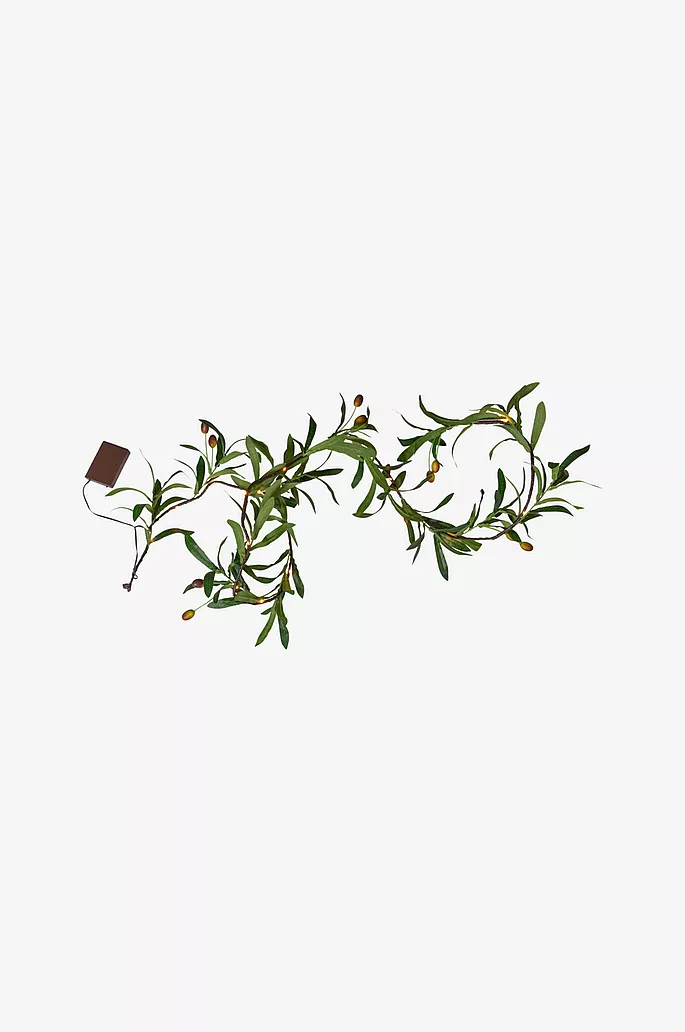 Olive Garland with lights - Star - Image 2
