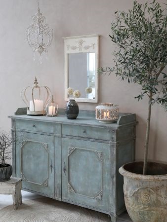Planters w. Decor with deco set of two - Chic Antique - Image 3