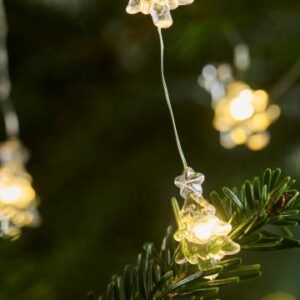 Wire String lights w/20 Christmas trees transparent f/indoor - Ib Laursen