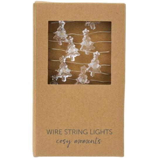 Wire String lights w/20 Christmas trees transparent f/indoor - Ib Laursen - Image 2