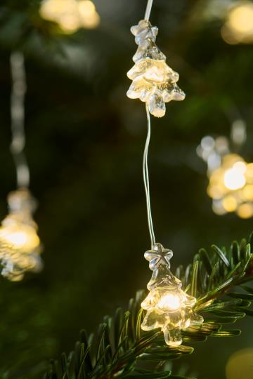 Wire String lights w/20 Christmas trees transparent f/indoor - Ib Laursen - Image 3
