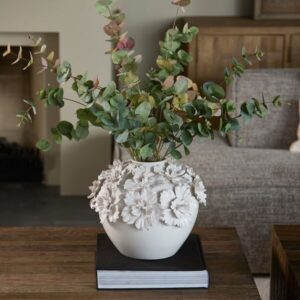 Blossom Vase, white L - Riviera Maison