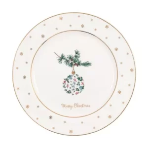 Joelle white plate - Green Gate