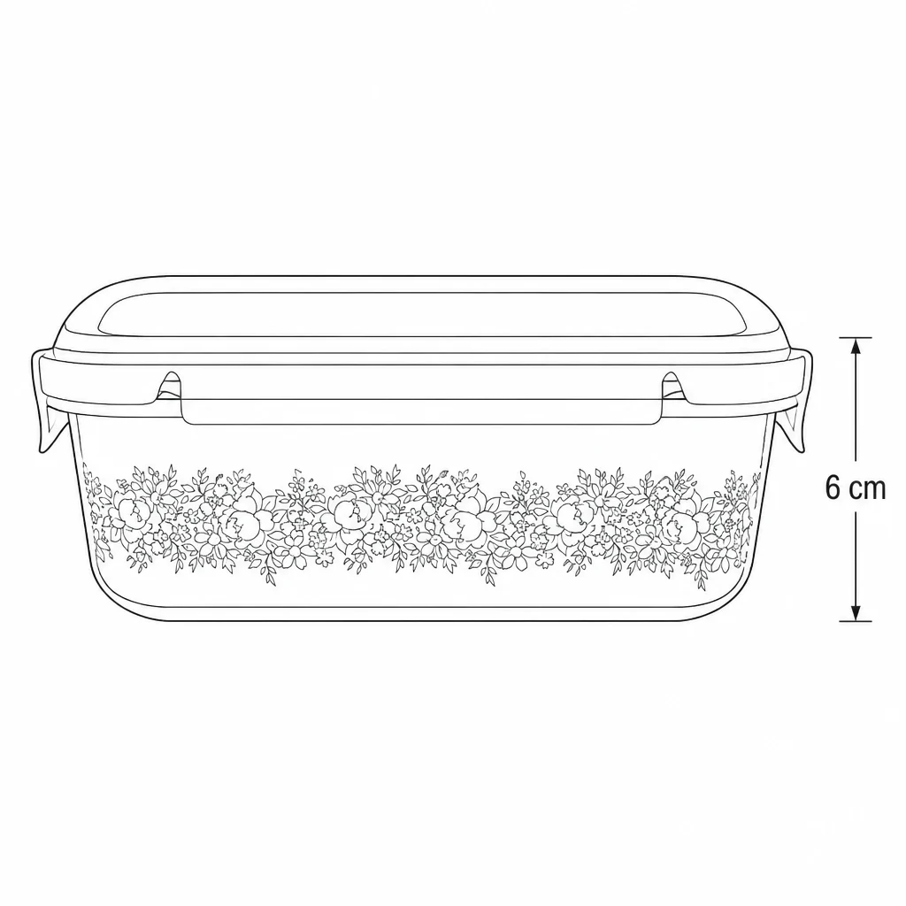 Clara white Glass storage box - Green Gate - Image 2