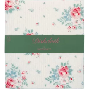 DishCloth Clara white det of 2 - Green Gate