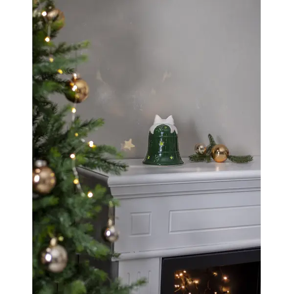Julia LED Bell Indoor Decoration green - Star - Image 2