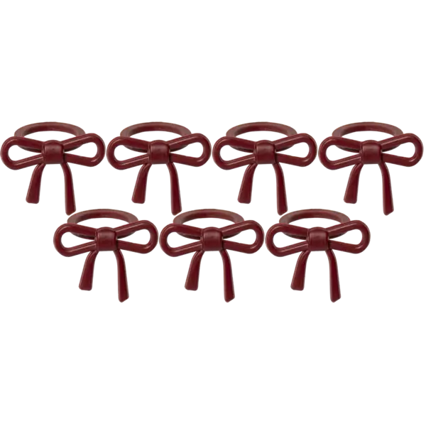 Accessorize Candle ring Bow red set of 7 - Star