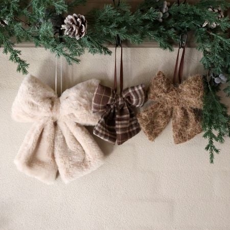 Bow pendant set of 3 - Chic Antique