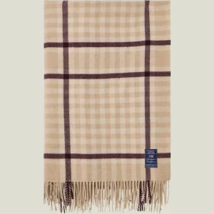 Checked Recycled Wool Throw - Lexington