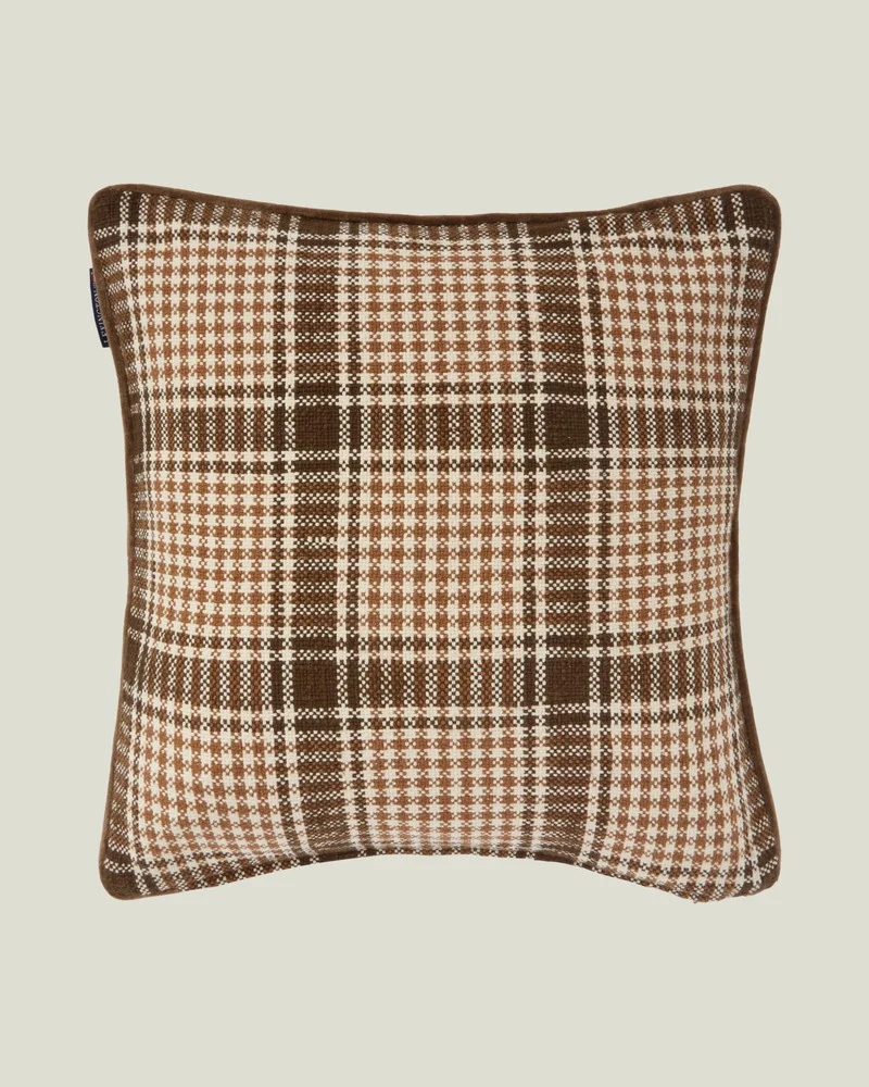 Checked Recycled Cotton Pillow cover - Lexington - Image 2