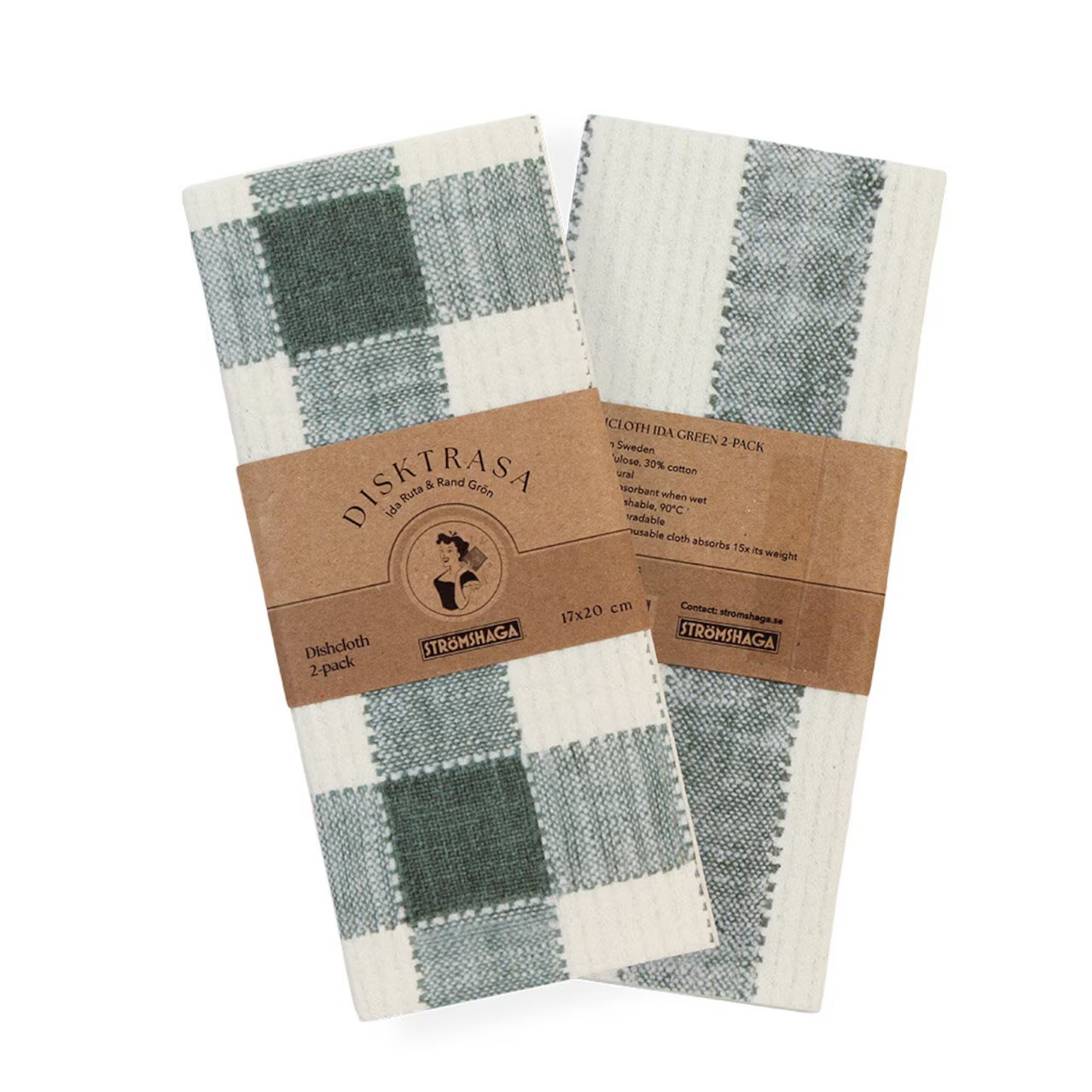 Dish cloth Ida Green set off 2 - Strömshaga