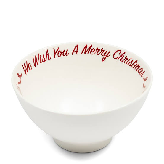 We Wish You A Merry Christmas Bowl - Riviera Maison - Image 2