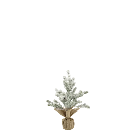 Fleur Pine Tree w. Snow & pinecones - Chic Antique - Image 2