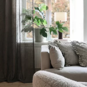 Diana brown curtain set of 2 - Svanefors
