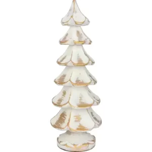 Christmas Tree round antique white medium - Green Gate