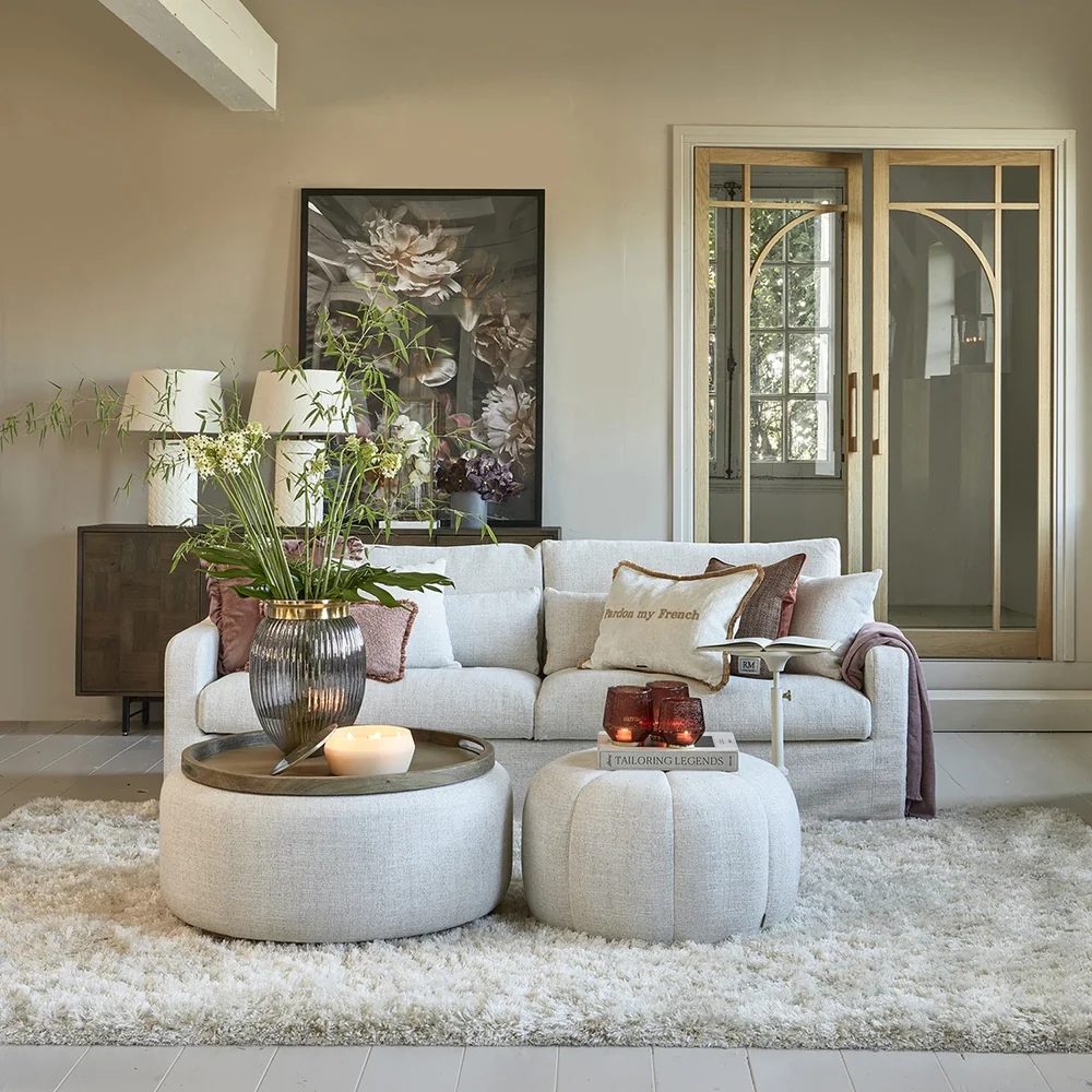 Falcone stool Antique white - Riviera Maison - Image 3