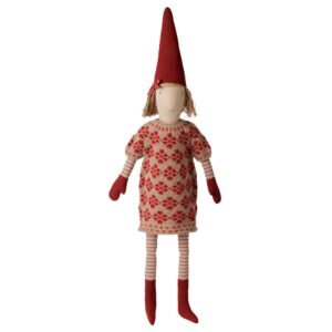 Pixy, Size 5 -Girl -Knitted Flower dress - Maileg