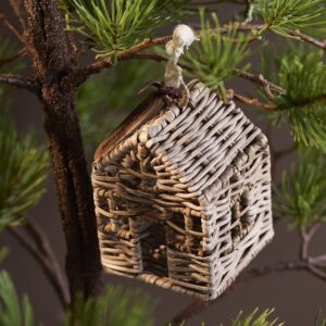 Rustic Rattan House Ornament - Riviera Maison