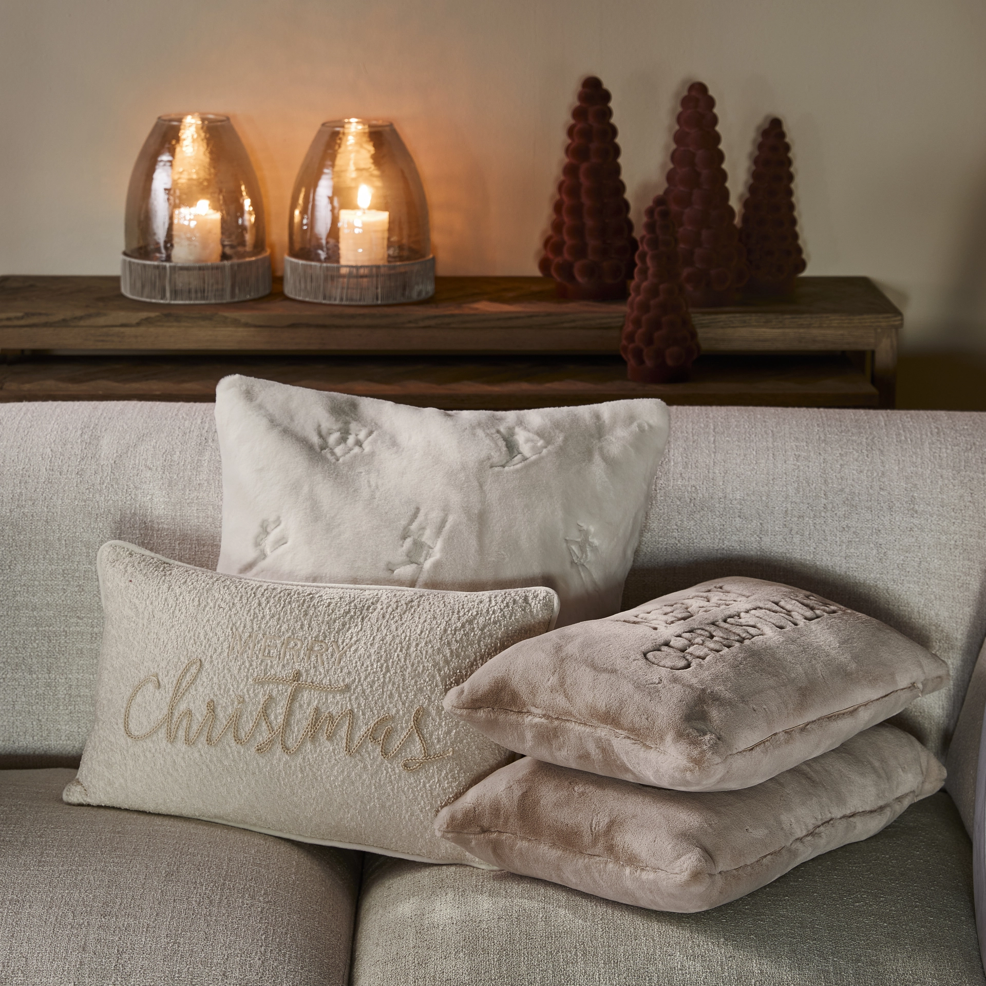 Merry Christmas Pillow- Riviera Maison