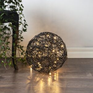 Trassel outdoor decoration black 30 cm - Star