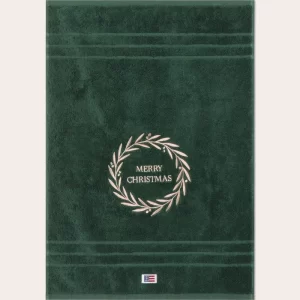 Christmas wreath original juniper towel green - Lexington