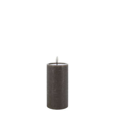 Cenon LED Pillar Candle Coffee 15/7,5cm - Chic Antique - Image 2